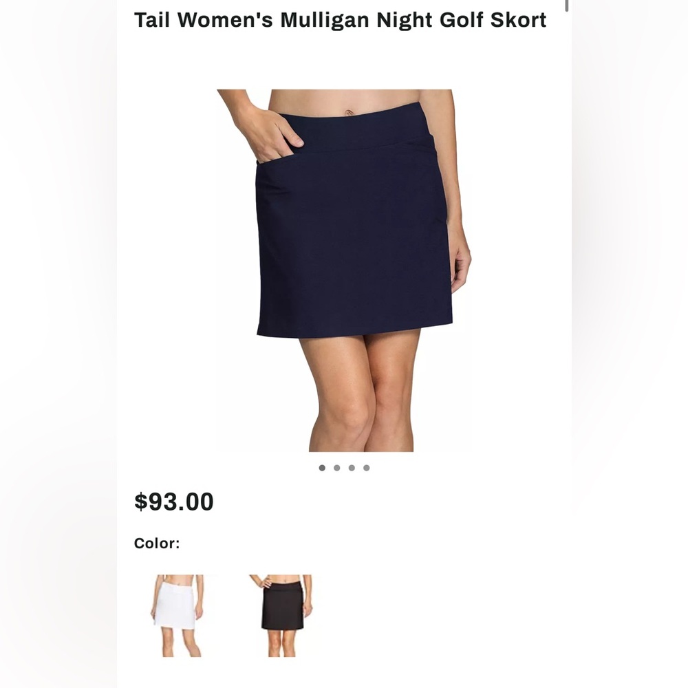 Tail Mulligan Golf Skort